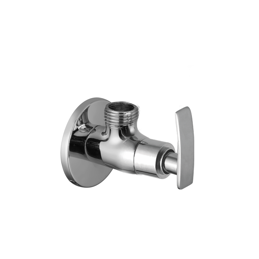 Angle Valve With Wall Flange