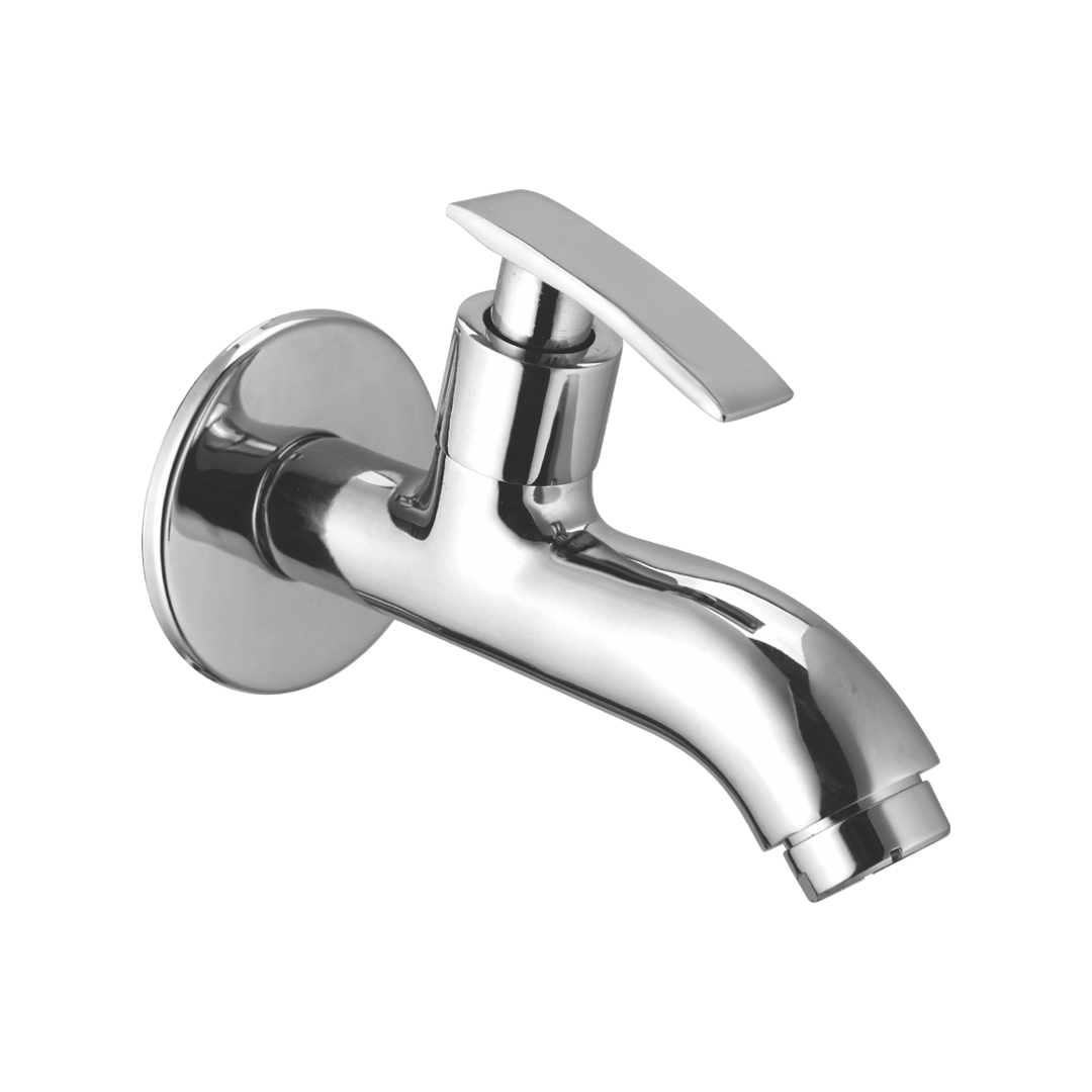 Bib Cock Long Nose With Wall Flange