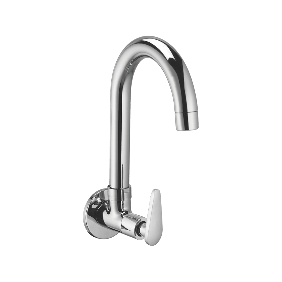 Sink Cock With Swivel Spout