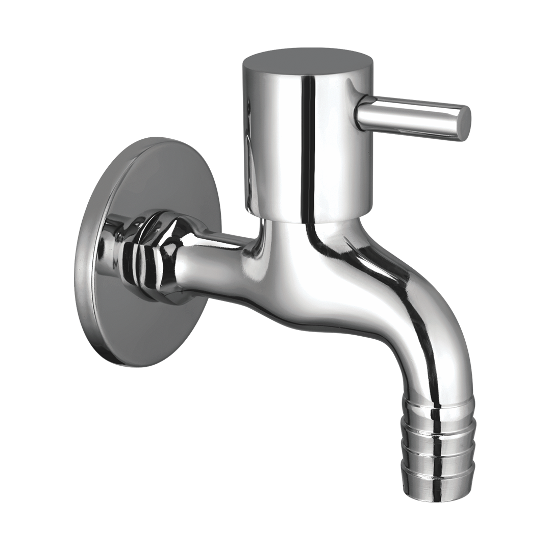Bib Cock Nozzle 1/2 X 3/4 With Wall Flange