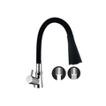 Meta Swan Cock With Flexible Spout Dual Flow 'Black'
