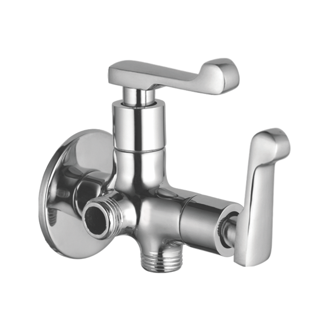 Angle Valve Two In One With Wall Flange