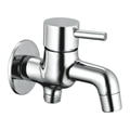 Bib Cock Two In One With Wall Flange