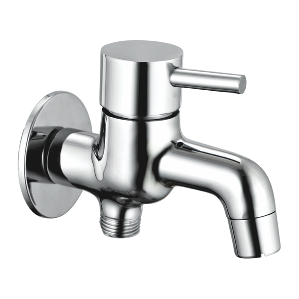 Bib Cock Two In One With Wall Flange
