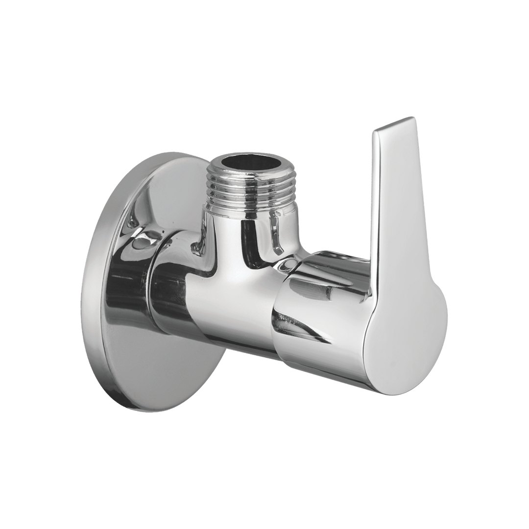 Angle Valve With Wall Flange