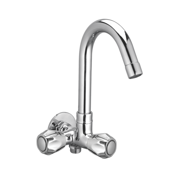Sink Cock Two In One With Wall Flange