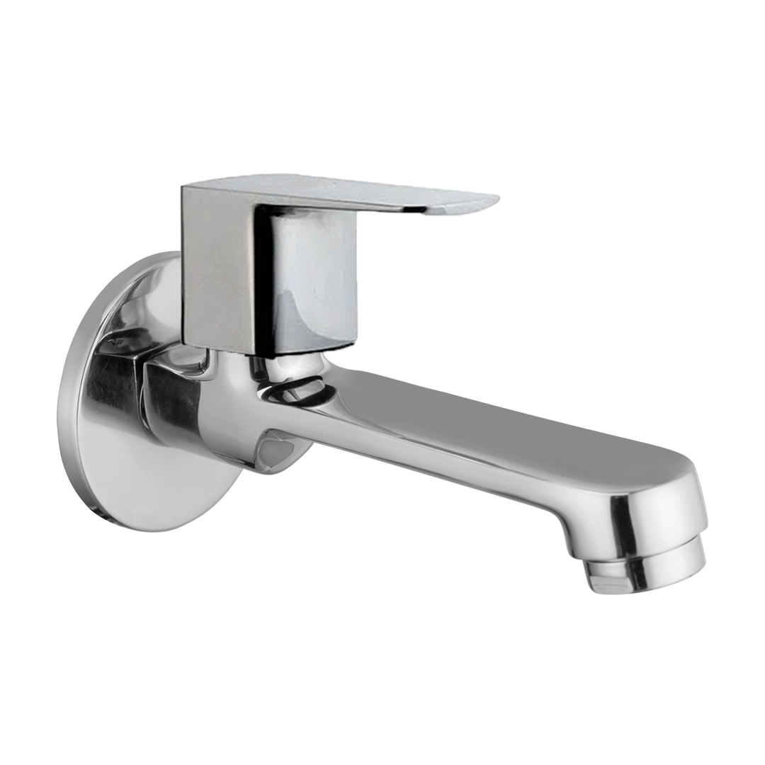 Bib Cock Long Nose With Wall Flange