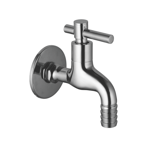 Bib Cock Nozzle 1/2 X 3/4 With Wall Flange