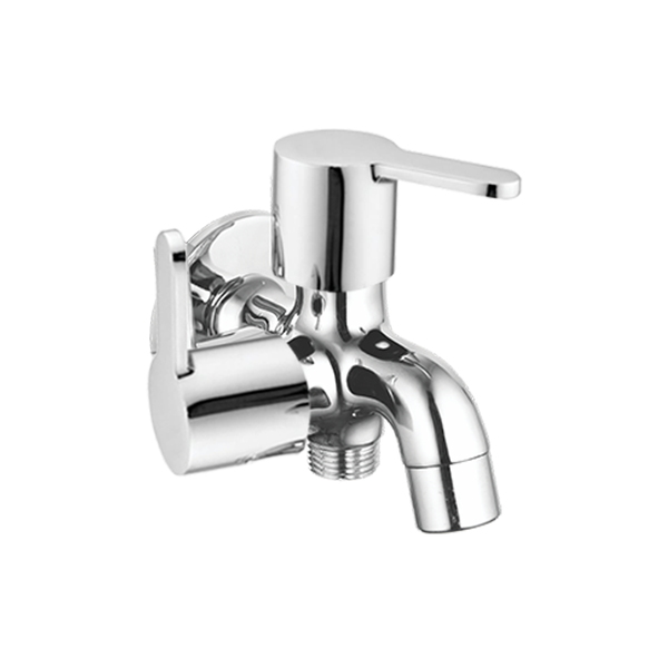 Bib Cock Two In One With Wall Flange