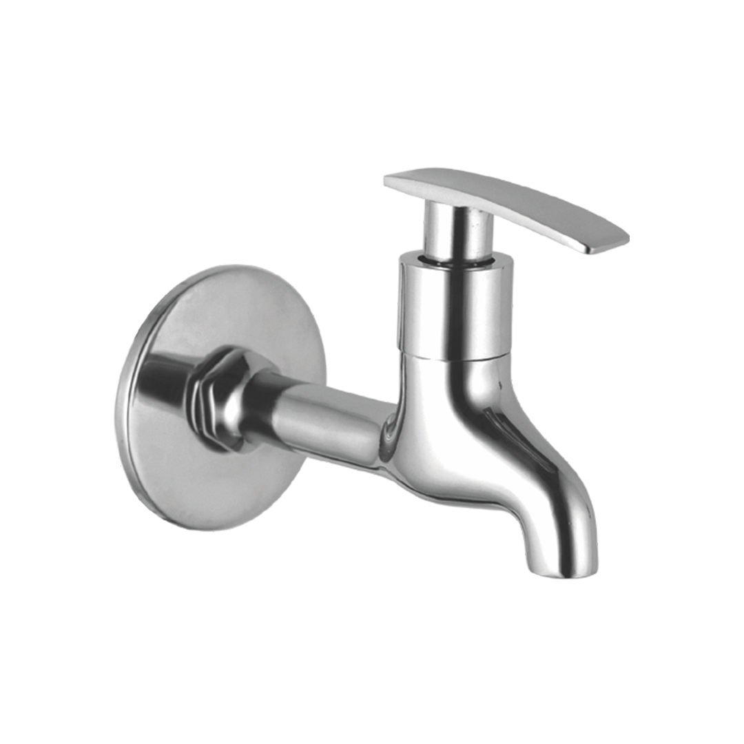 Bib Cock Long Nose With Wall Flange