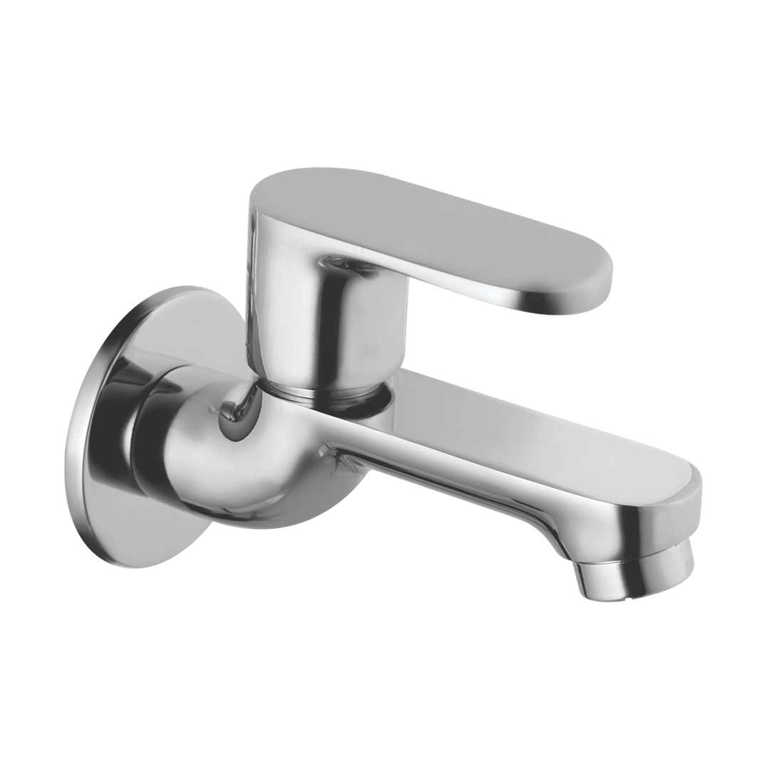 Bib Cock Long Nose With Wall Flange