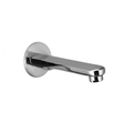 Flat Spout With Wall Flange And Neoperl Areator