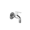 Bib Cock Nozzle 1/2 X 3/4 With Wall Flange