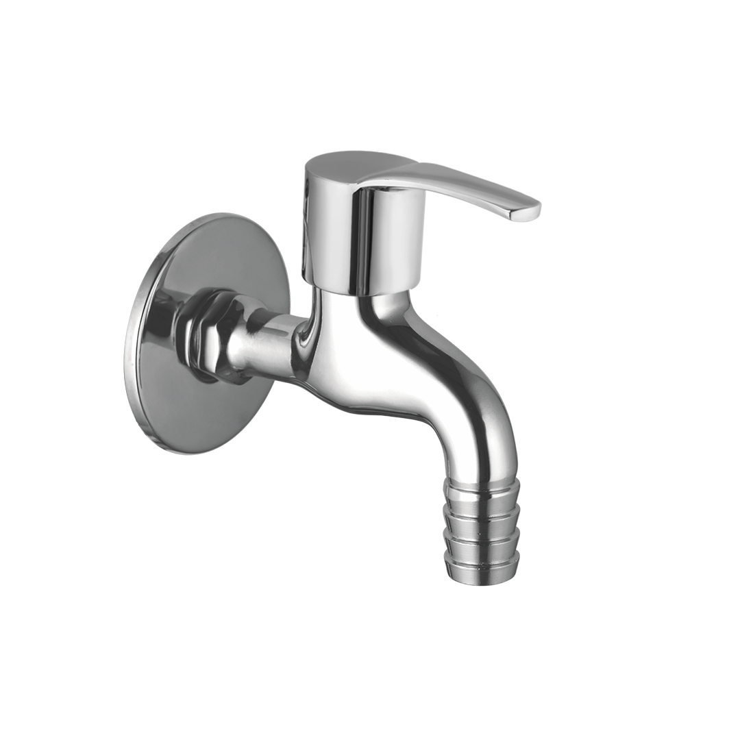 Bib Cock Nozzle 1/2 X 3/4 With Wall Flange