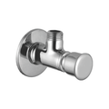 Push Angle Valve With Wall Flange