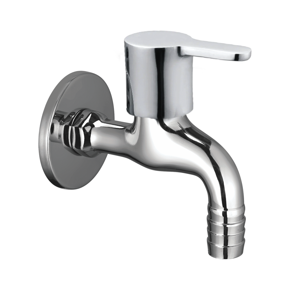 Bib Cock Nozzle 1/2 X 3/4 With Wall Flange