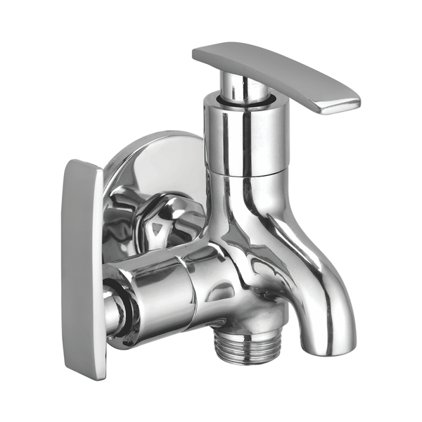 Bib Cock Two In One With Wall Flange