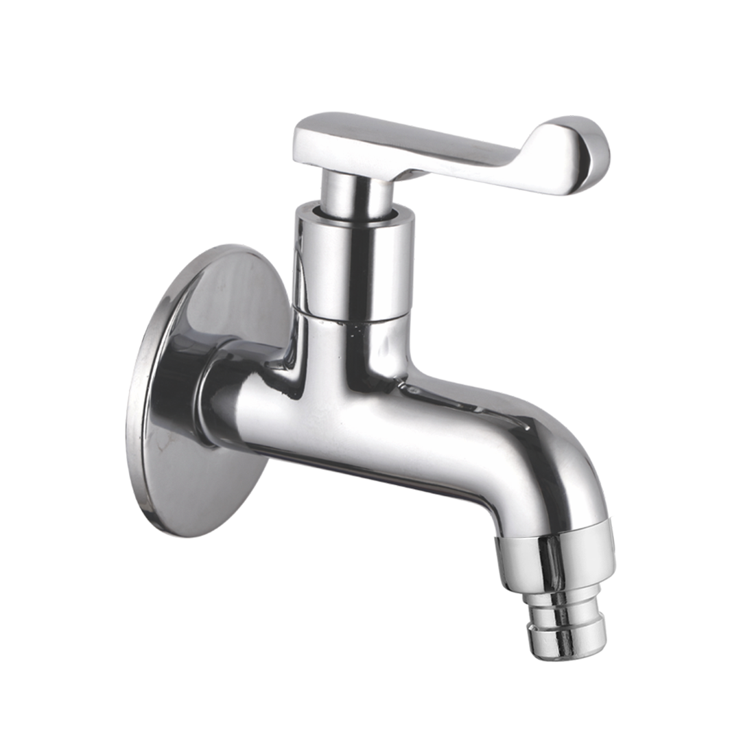 Washing Cock With Wall Flange