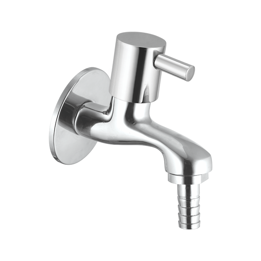 Bib Cock Nozzle With Wall Flange