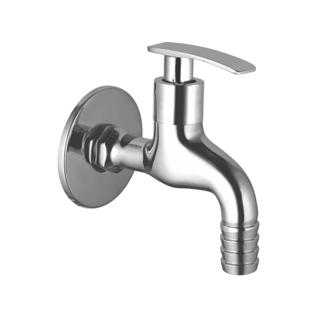 Bib Cock Nozzle 1/2 X 3/4 With Wall Flange