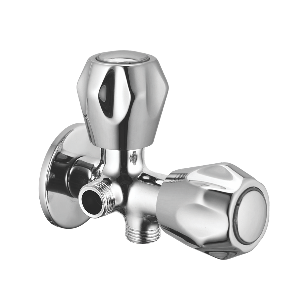 Angle Valve Two In One With Wall Flange