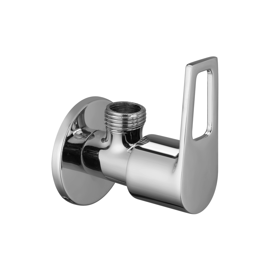 Angle Valve With Wall Flange