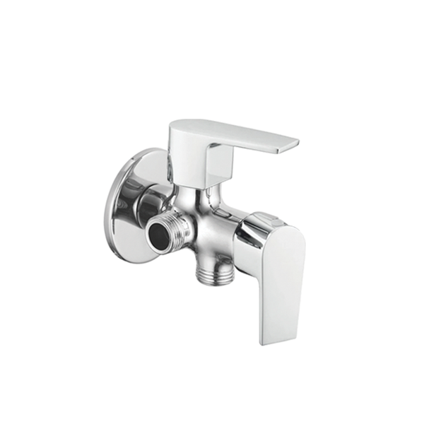 Angle Valve Two In One With Wall Flange