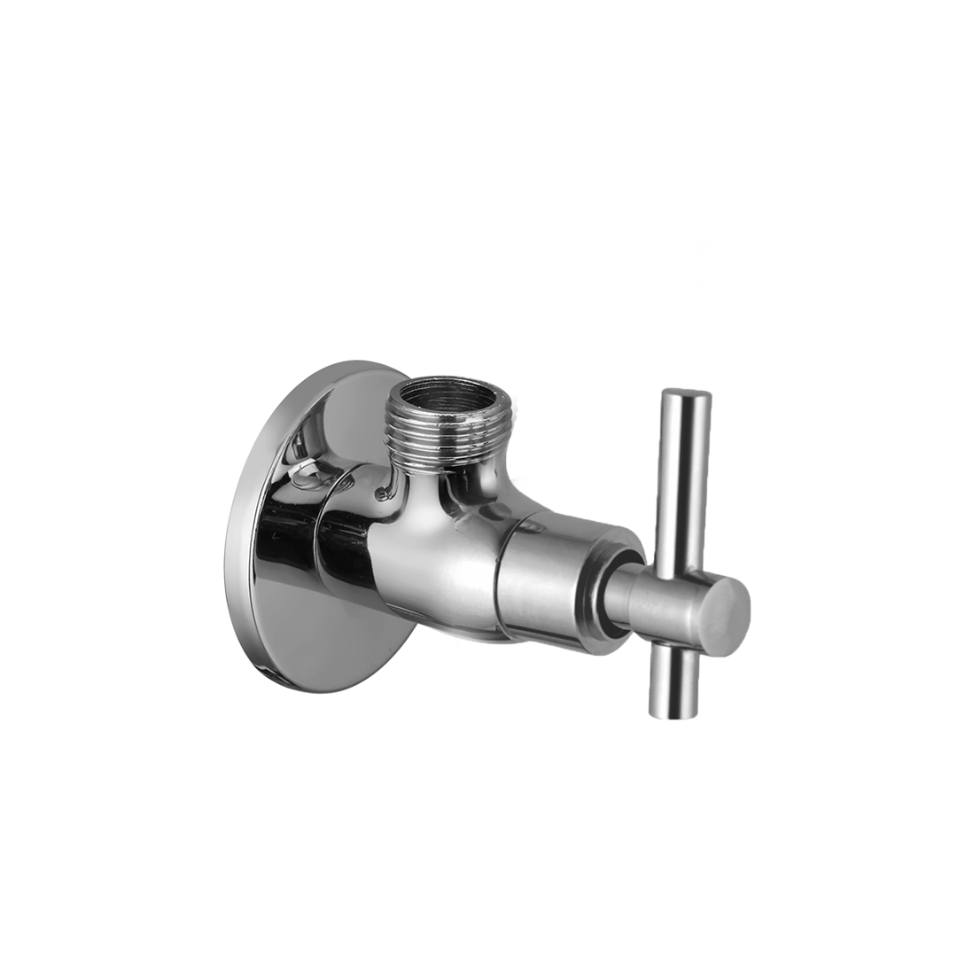 Angle Valve With Wall Flange