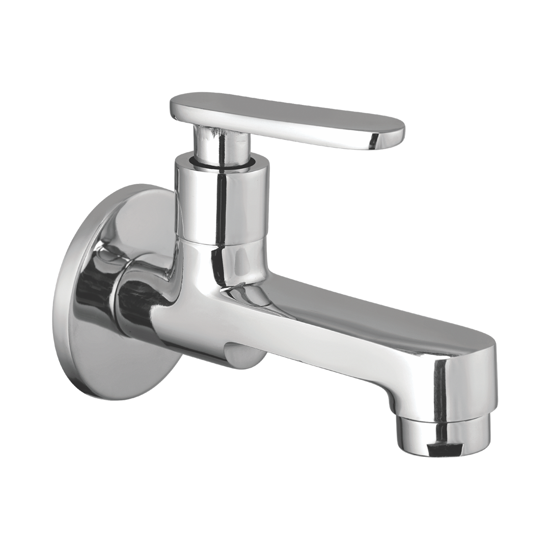 Bib Cock Long Nose With Wall Flange
