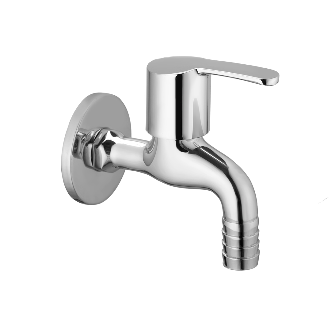 Bib Cock Nozzle 1/2 X 3/4 With Wall Flange