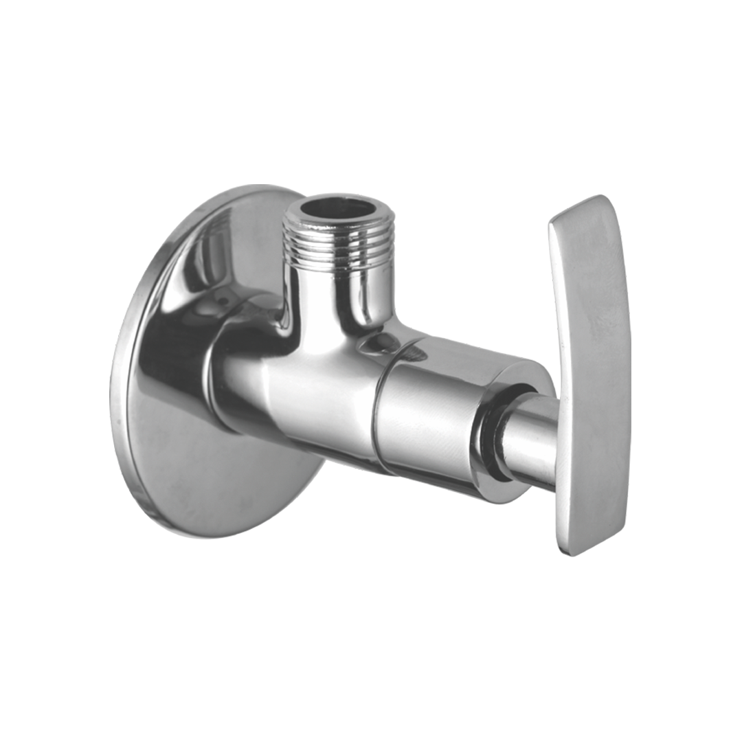 Angle Valve With Wall Flange