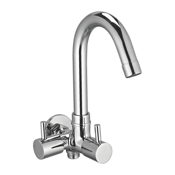 Sink Cock Two In One With Wall Flange