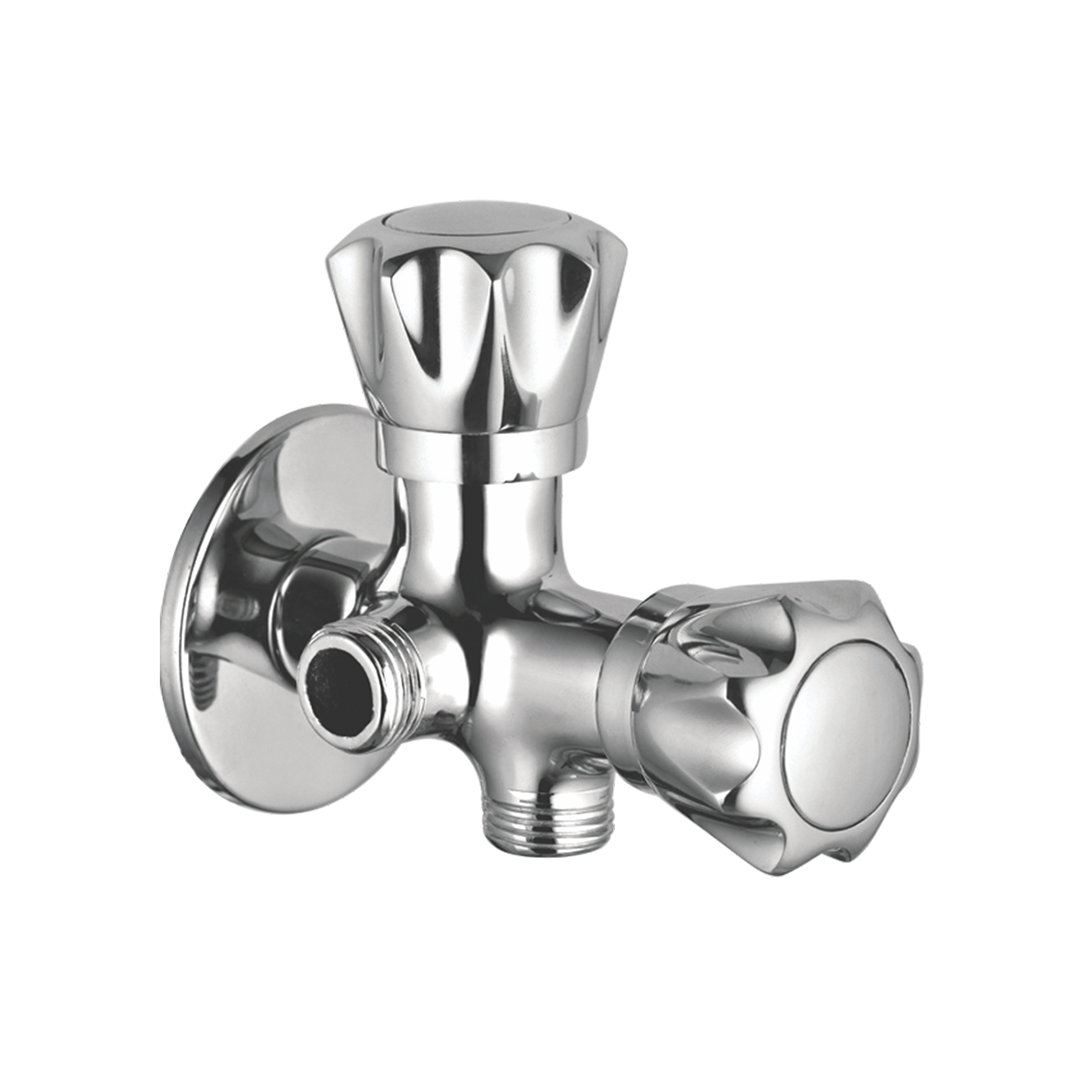 Angle Valve Two In One With Wall Flange