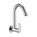 Sink Cock With Swivel Spout And Wall Flange