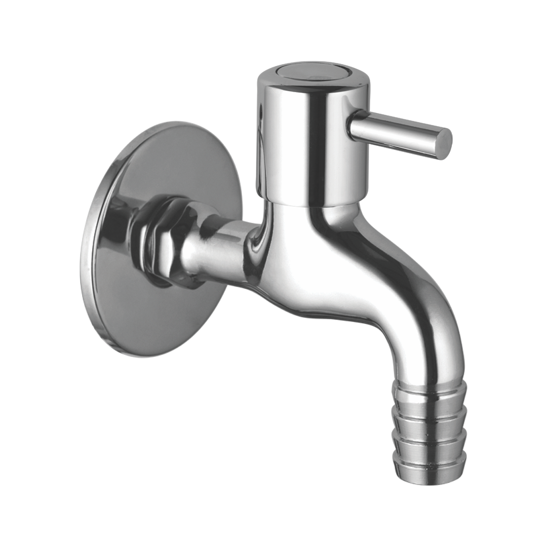 Bib Cock Nozzle 1/2 X 3/4  With Wall Flange