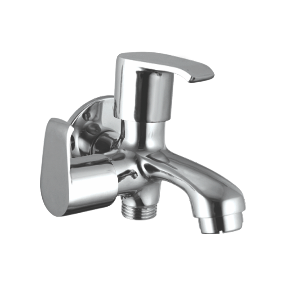 Bib Cock Two In One With Wall Flange
