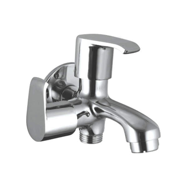 Bib Cock Two In One With Wall Flange