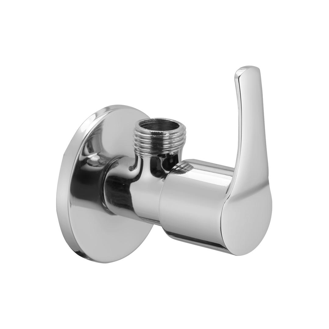 Angle Valve With Wall Flange