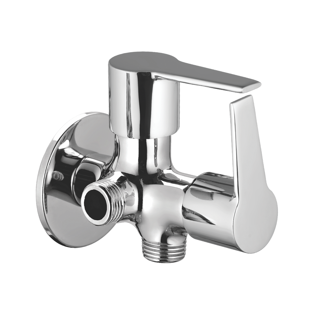 Angle Valve Two In One With Wall Flange