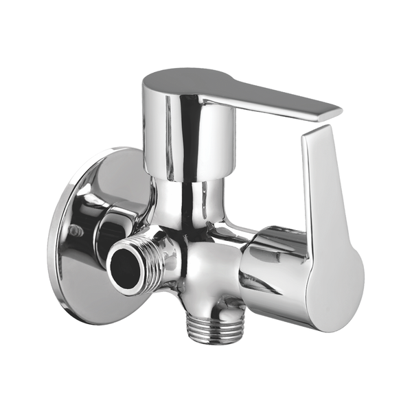 Angle Valve Two In One With Wall Flange