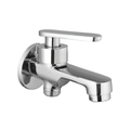 Bib Cock Two In One With Single Handle And Wall Flange