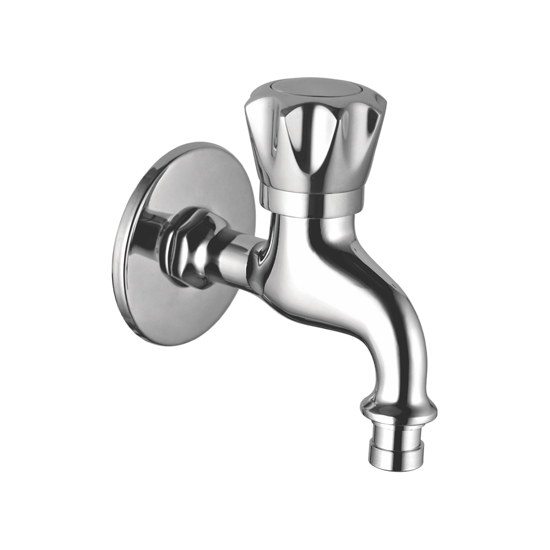 Washing Cock With Wall Flange