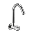 Sink Cock With Swivel Spout And Wall Flange