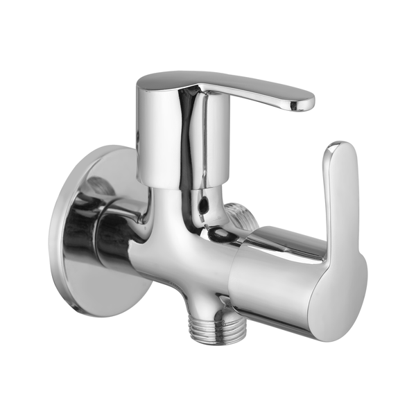 Angle Valve Two In One With Wall Flange