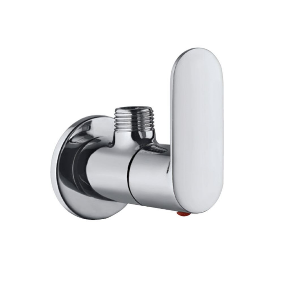 Angle Valve With Wall Flange